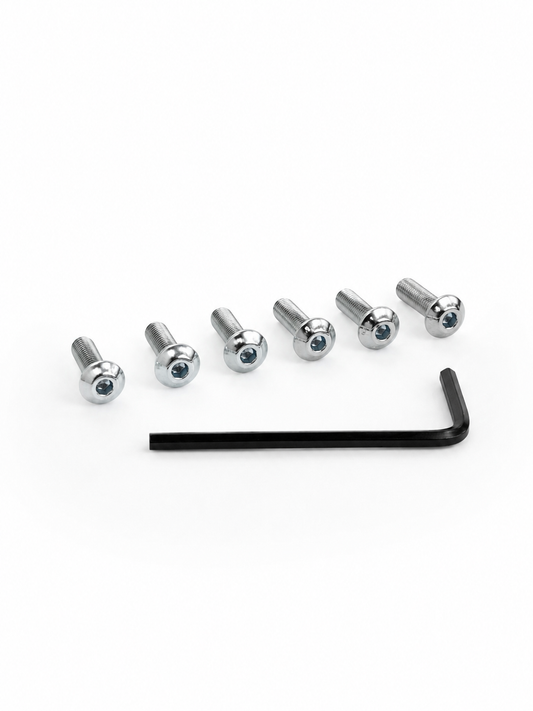 6x 16MM STEERING WHEEL BOSS KIT SCREWS ALLEN BOLTS MOMO, NARDI, SPARCO, NRG, ETC